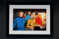 Logic and Laughs by Des Taylor is photographed at the Chabot Space and Science Center in Oakland, Calif., on Tuesday, Jan. 31, 2017. In celebration of Star Trek?«÷s 50th anniversary the Star Trek: 50 Artists. 50 Years. exhibition curated by CBS Consumer - Source: Getty